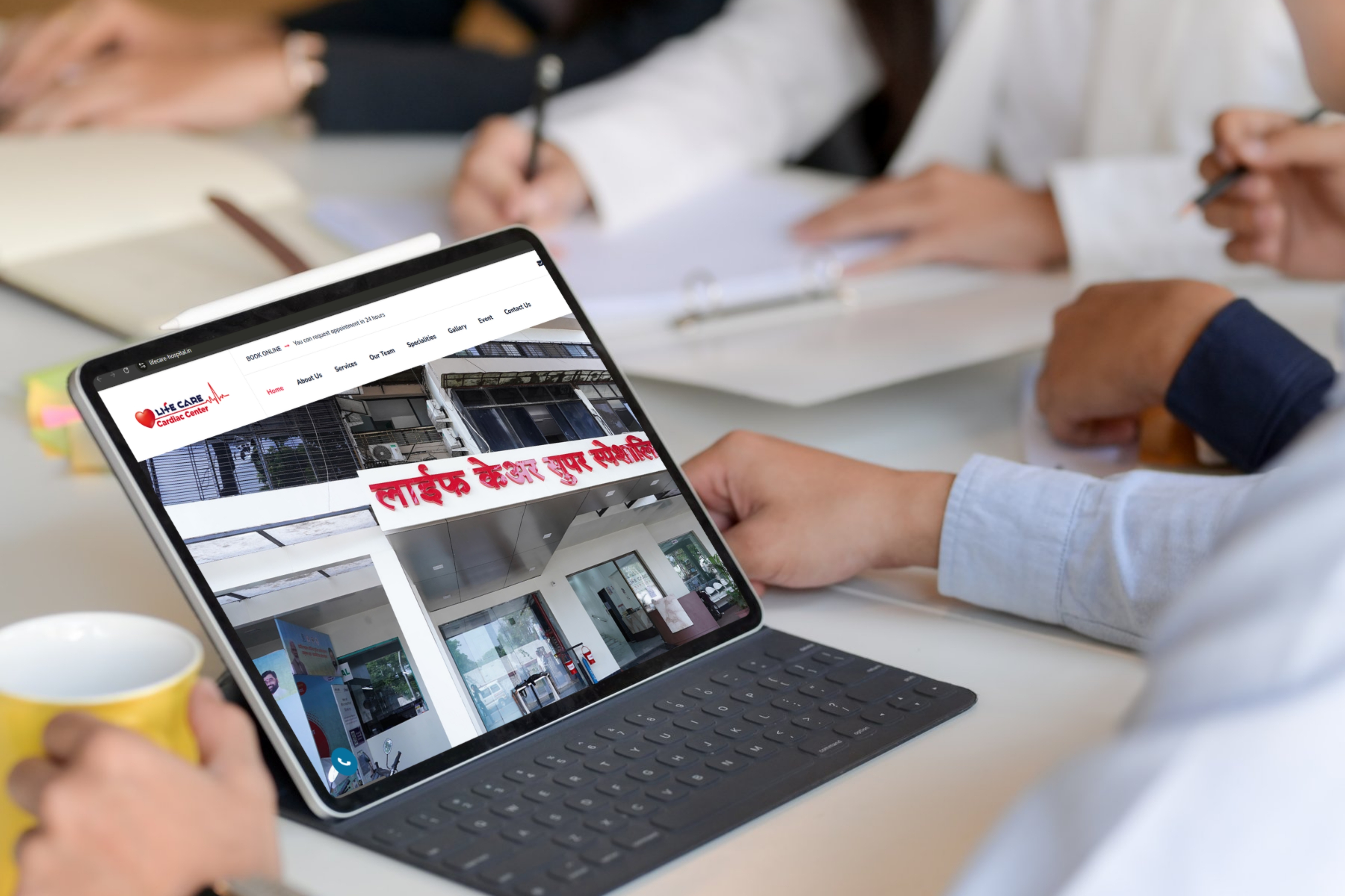 Hospital Website Design and Development 